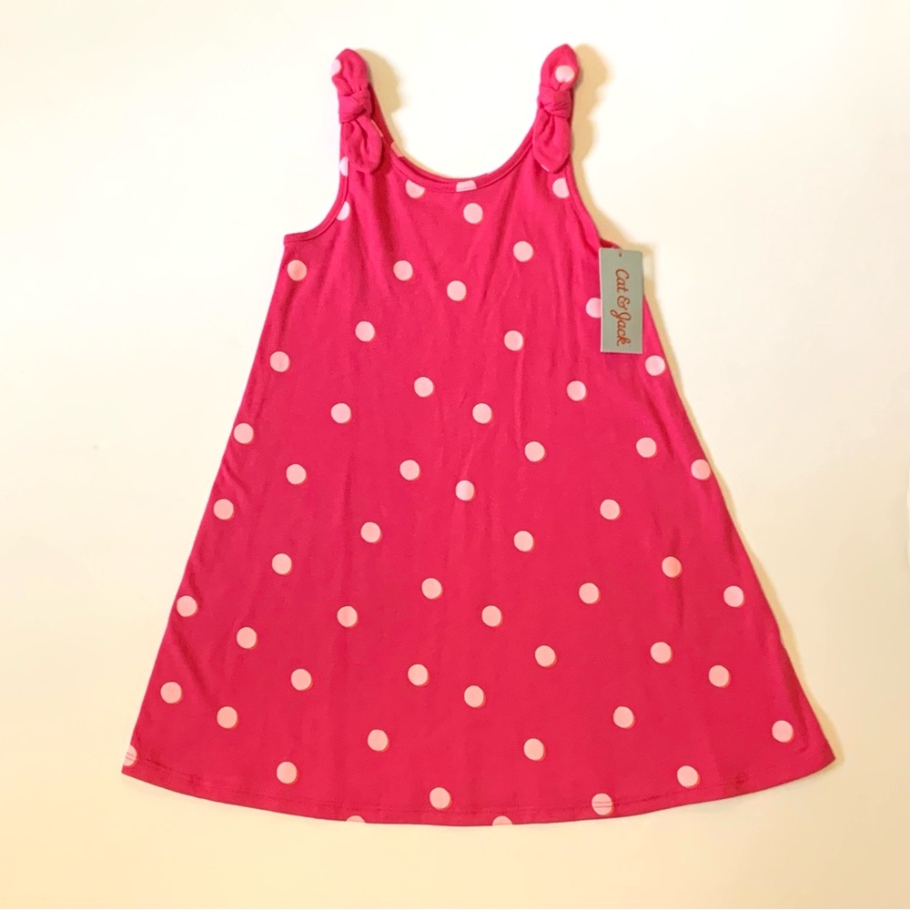 NWT Pink Polka Dot Dress